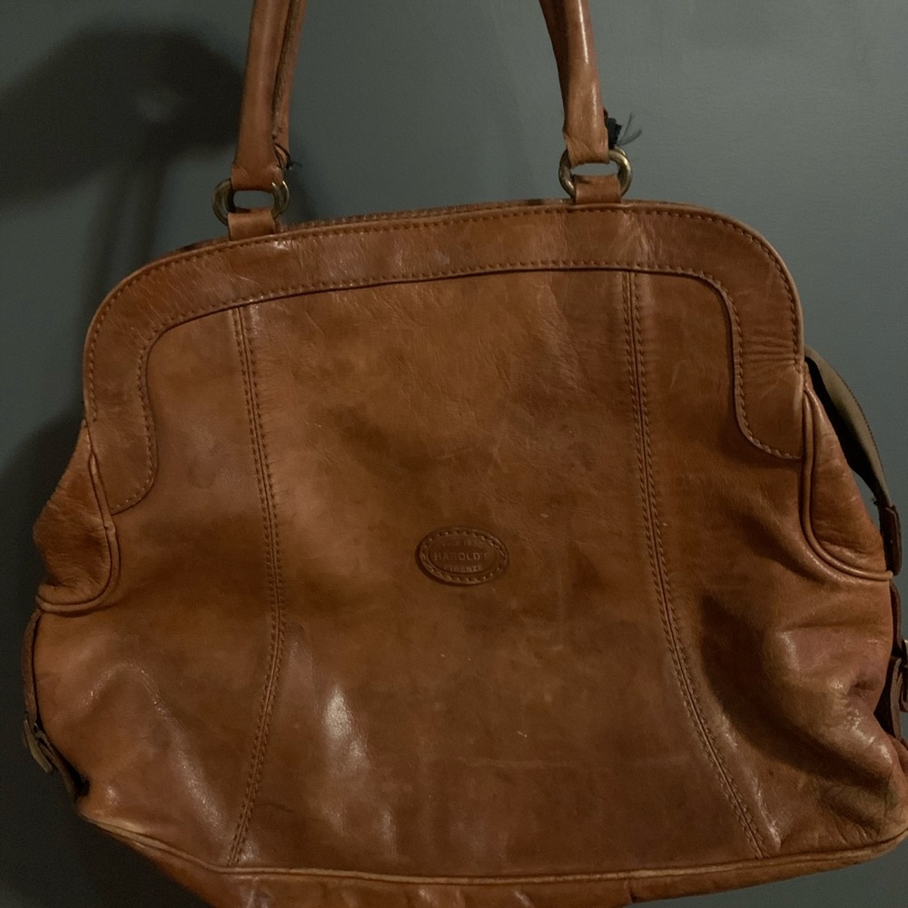 Brown Leather Tote Bag